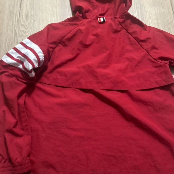 Thom Browne Scarlet Pullover with Signature Patch - Picture 4 of 4